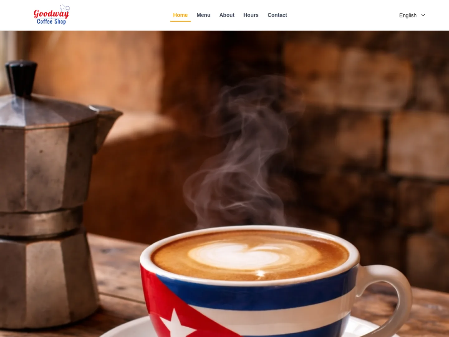 Goodway Coffee Shop website preview